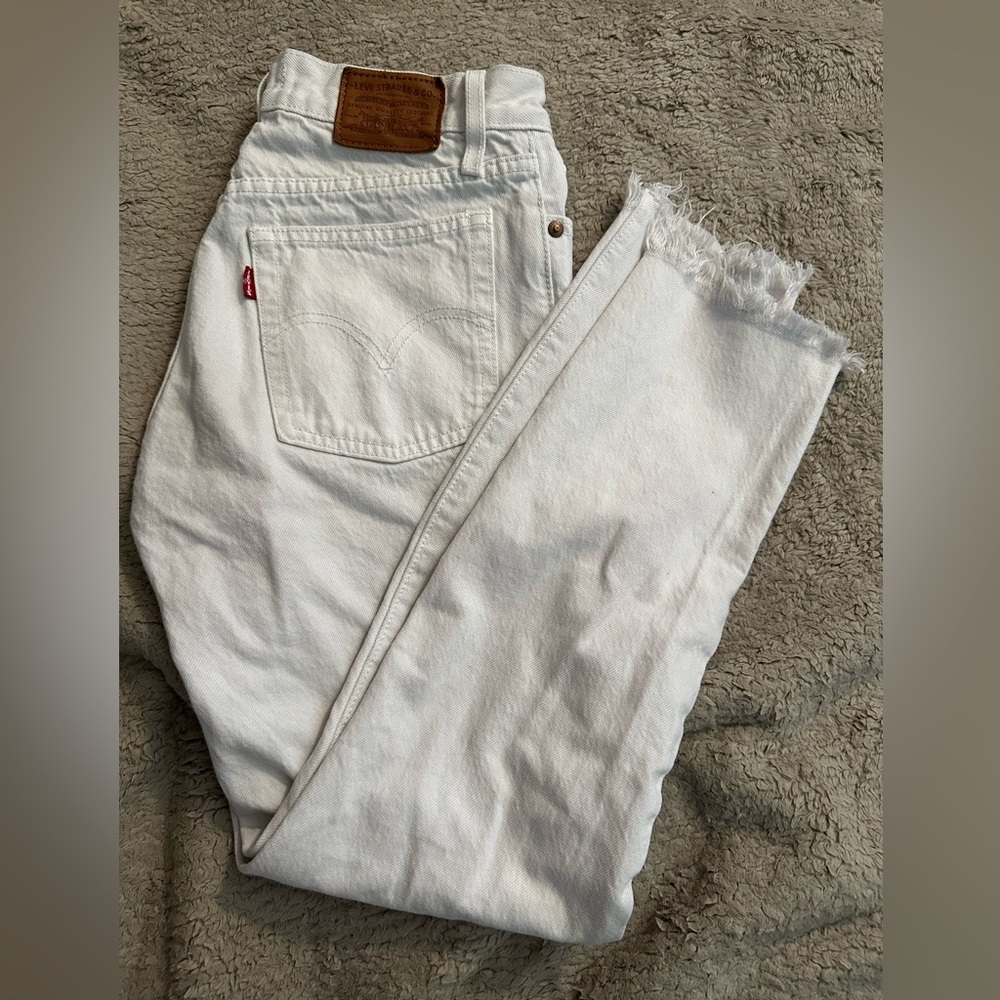 Levi's White Denim Jeans